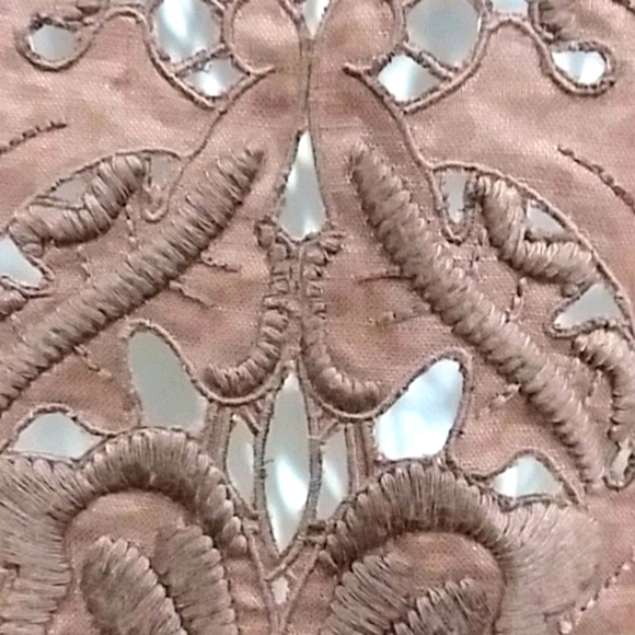 Laundry by Design 100% linen lace design sheath - Picture 6 of 8